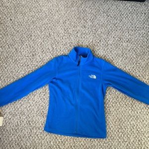 North Face full zip fleece. Boys M (10/12)